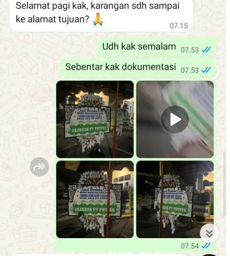 Pengiriman Papan Bunga Selamat Trisakti Grogol