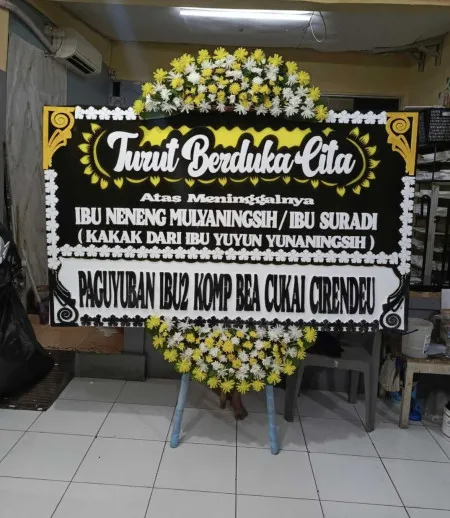 Papan Bunga Duka Trisakti Grogol